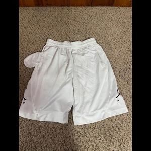 White Jordan Shorts